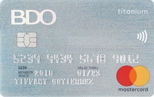BDO Titanium Mastercard