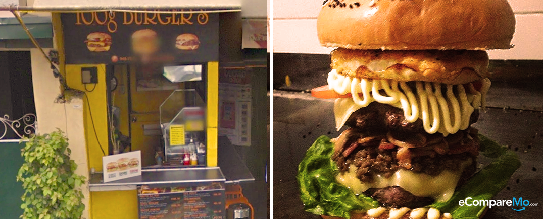 100g burgers